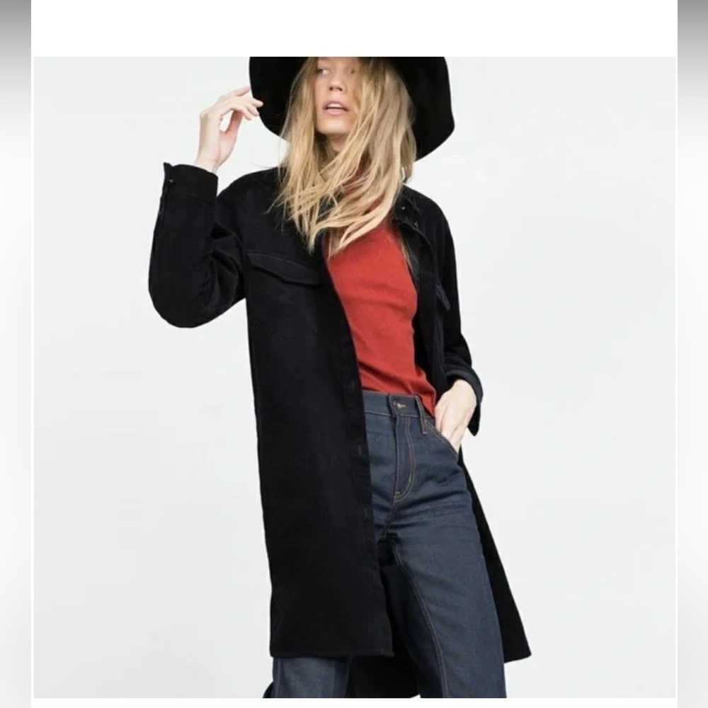Zara Black Trench Coat for Women